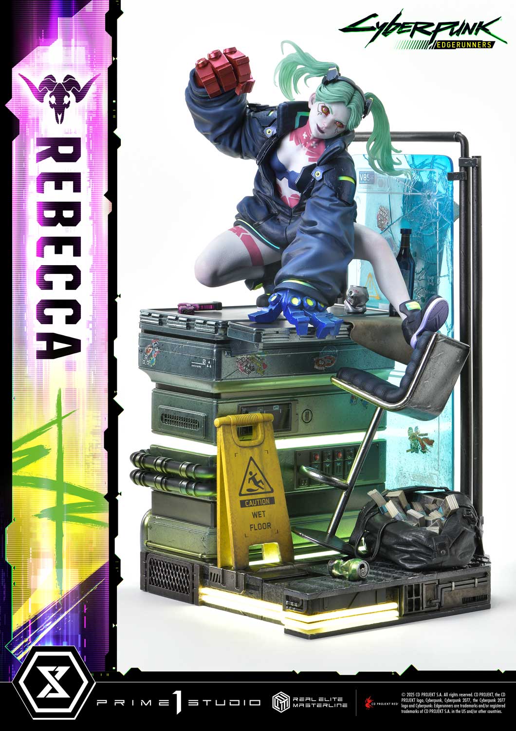 Cyberpunk Edgerunners Prime 1 Studio Rebecca REMCP-03 REMCP-03DX Licensed Resin Statue