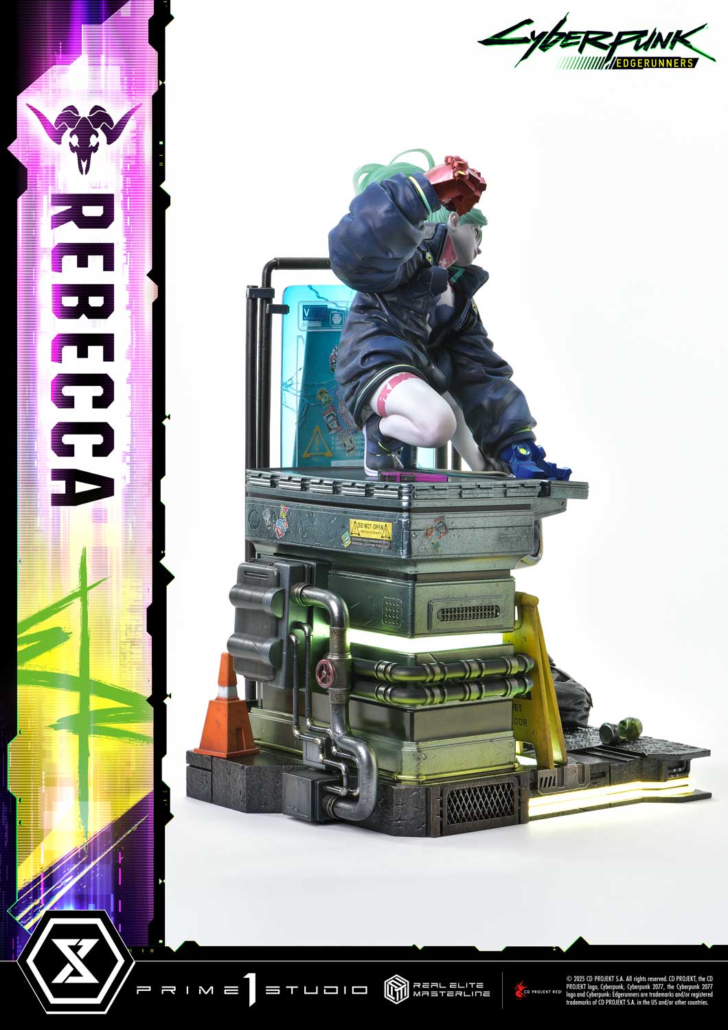 Cyberpunk Edgerunners Prime 1 Studio Rebecca REMCP-03 REMCP-03DX Licensed Resin Statue
