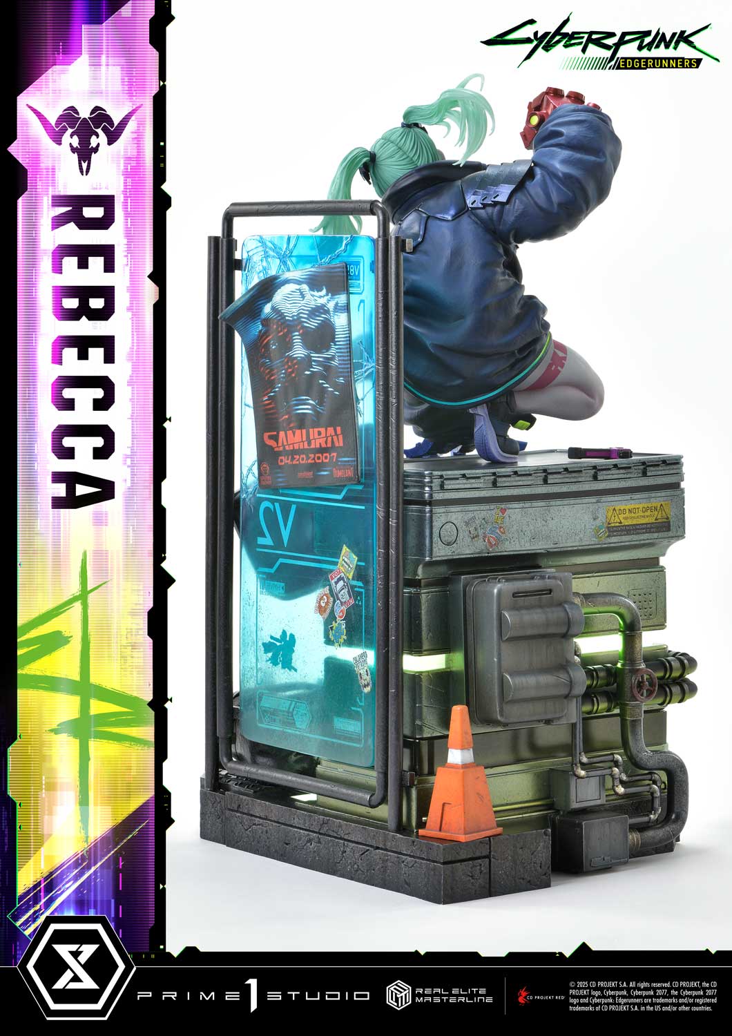 Cyberpunk Edgerunners Prime 1 Studio Rebecca REMCP-03 REMCP-03DX Licensed Resin Statue