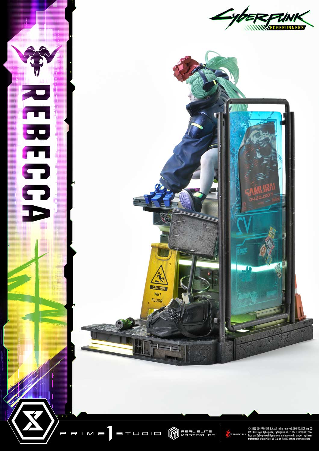Cyberpunk Edgerunners Prime 1 Studio Rebecca REMCP-03 REMCP-03DX Licensed Resin Statue