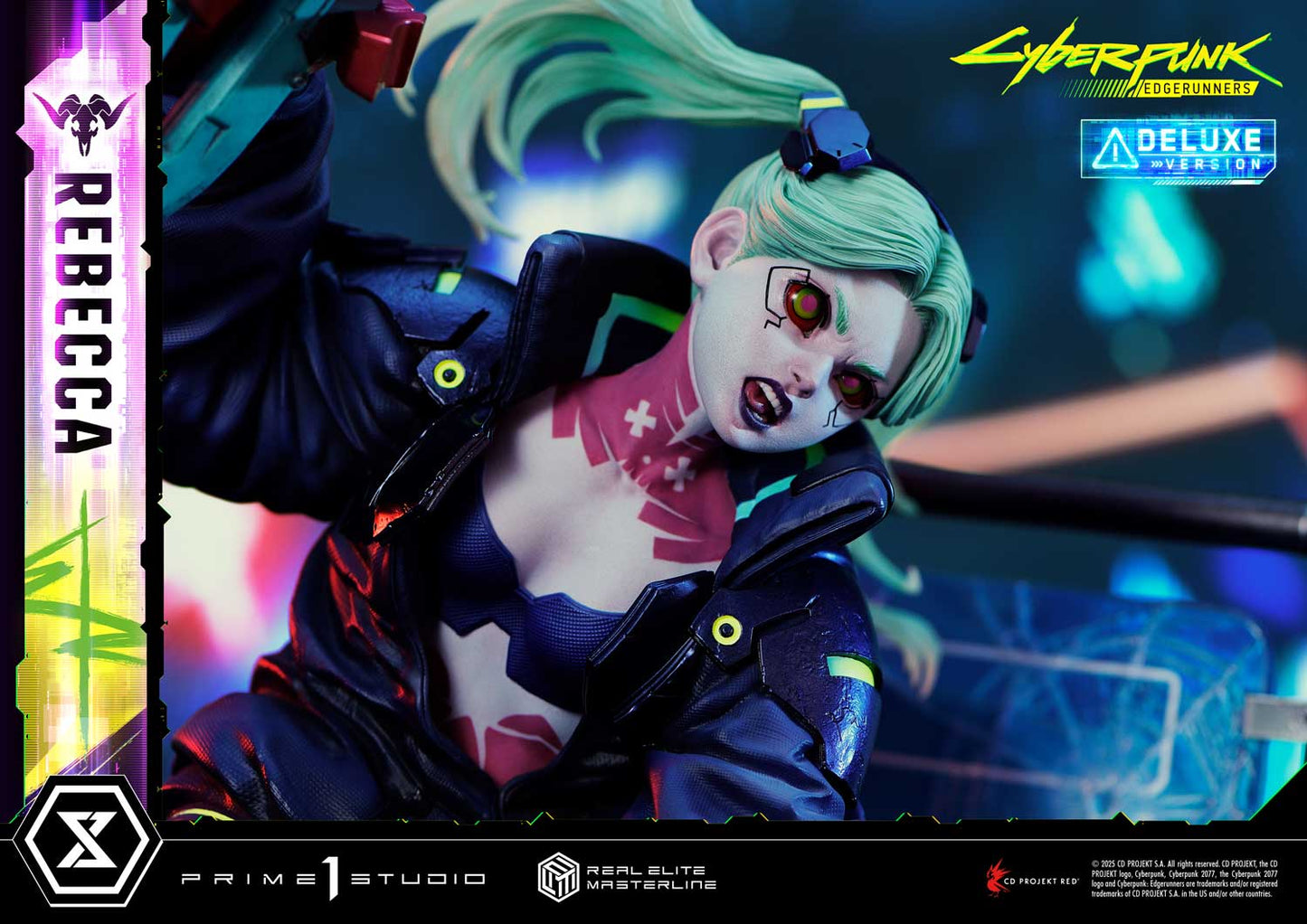 Cyberpunk Edgerunners Prime 1 Studio Rebecca REMCP-03 REMCP-03DX Licensed Resin Statue