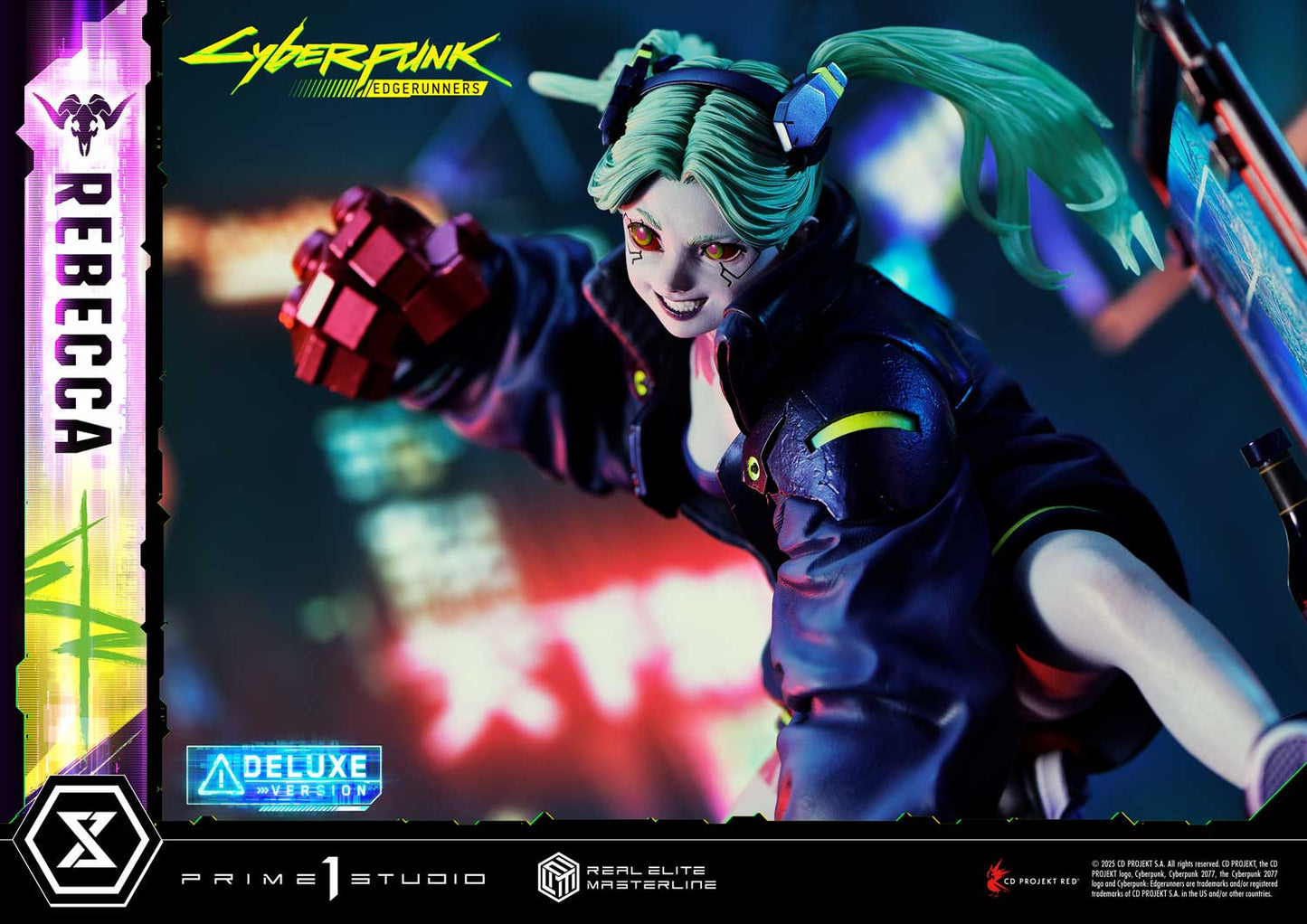 Cyberpunk Edgerunners Prime 1 Studio Rebecca REMCP-03 REMCP-03DX Licensed Resin Statue