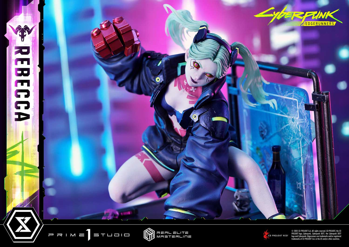 Cyberpunk Edgerunners Prime 1 Studio Rebecca REMCP-03 REMCP-03DX Licensed Resin Statue