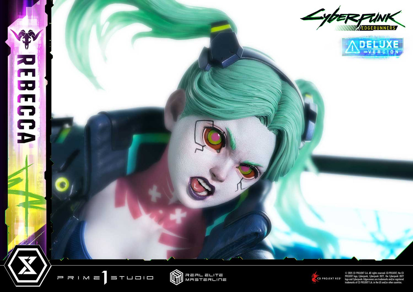 Cyberpunk Edgerunners Prime 1 Studio Rebecca REMCP-03 REMCP-03DX Licensed Resin Statue