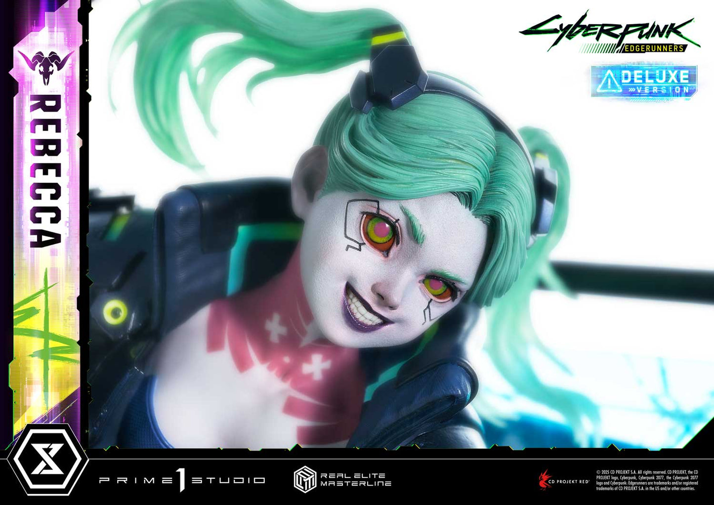Cyberpunk Edgerunners Prime 1 Studio Rebecca REMCP-03 REMCP-03DX Licensed Resin Statue