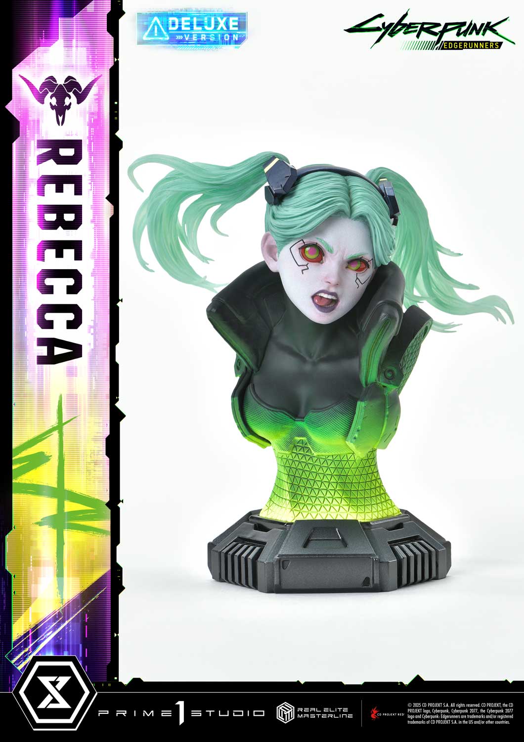 Cyberpunk Edgerunners Prime 1 Studio Rebecca REMCP-03 REMCP-03DX Licensed Resin Statue