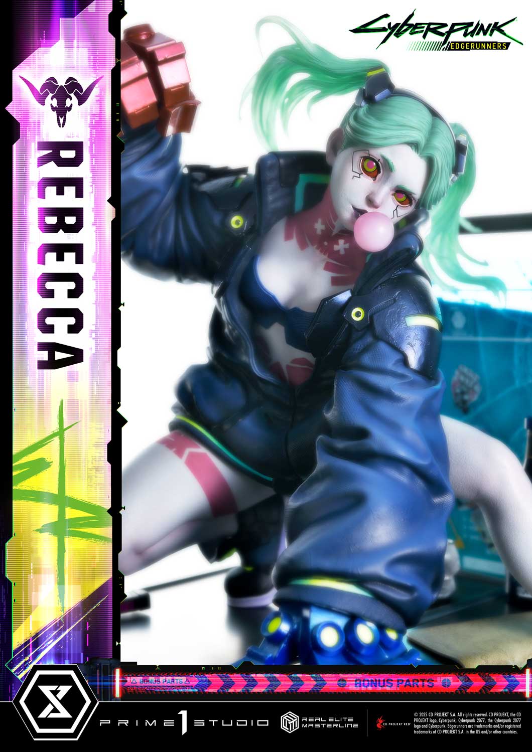 Cyberpunk Edgerunners Prime 1 Studio Rebecca REMCP-03 REMCP-03DX Licensed Resin Statue