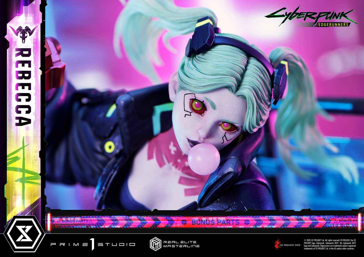 Cyberpunk Edgerunners Prime 1 Studio Rebecca REMCP-03 REMCP-03DX Licensed Resin Statue