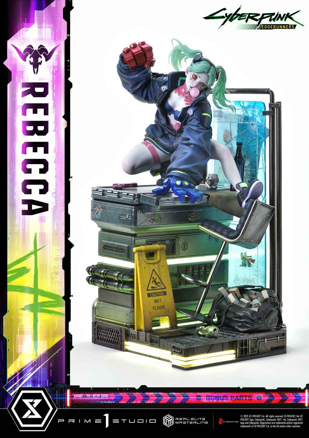 Cyberpunk Edgerunners Prime 1 Studio Rebecca REMCP-03 REMCP-03DX Licensed Resin Statue