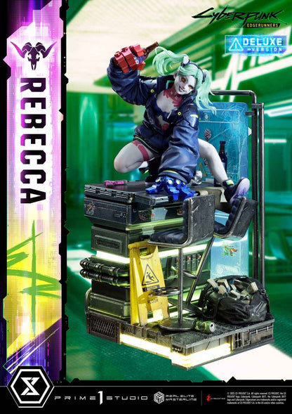 Cyberpunk Edgerunners Prime 1 Studio Rebecca REMCP-03 REMCP-03DX Licensed Resin Statue