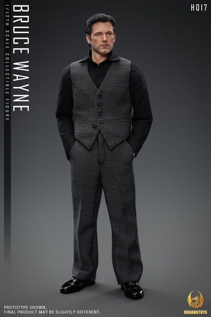 DC Comics HuahanToys Bruce Wayne Batman H016 H017 H018 1/12 Licensed Action Figure