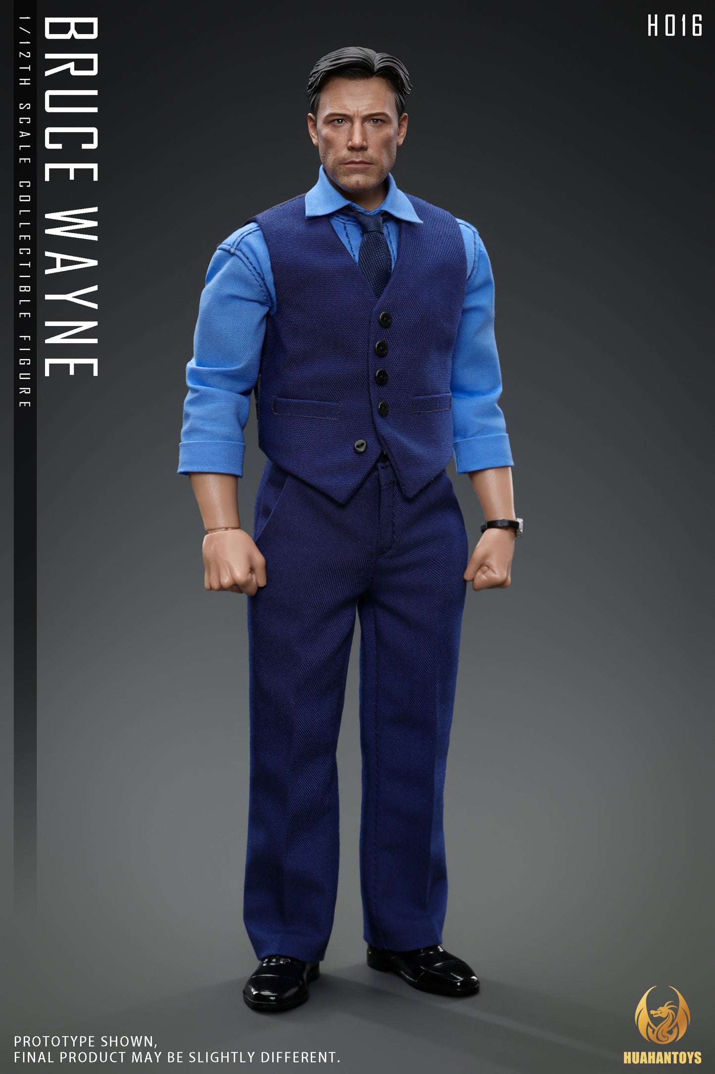 DC Comics HuahanToys Bruce Wayne Batman H016 H017 H018 1/12 Licensed Action Figure