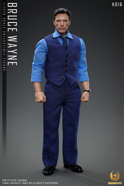 DC Comics HuahanToys Bruce Wayne Batman H016 H017 H018 1/12 Licensed Action Figure