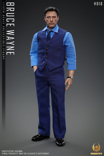 DC Comics HuahanToys Bruce Wayne Batman H016 H017 H018 1/12 Licensed Action Figure