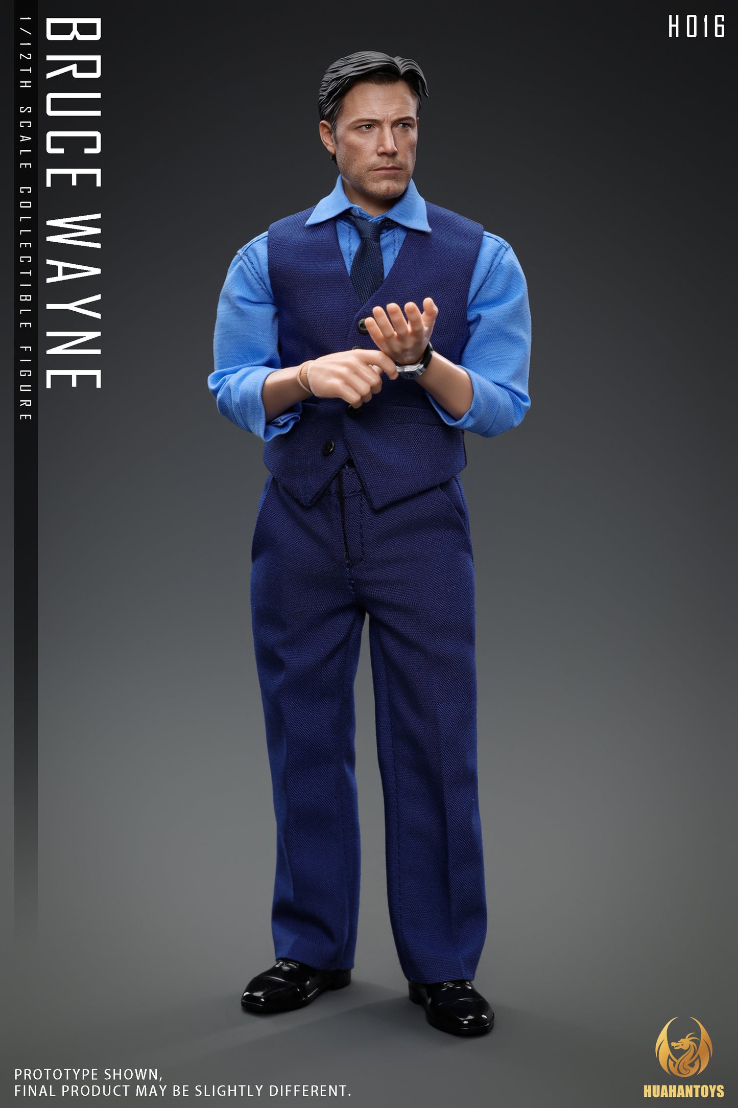 DC Comics HuahanToys Bruce Wayne Batman H016 H017 H018 1/12 Licensed Action Figure