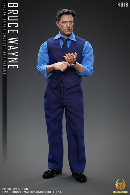 DC Comics HuahanToys Bruce Wayne Batman H016 H017 H018 1/12 Licensed Action Figure