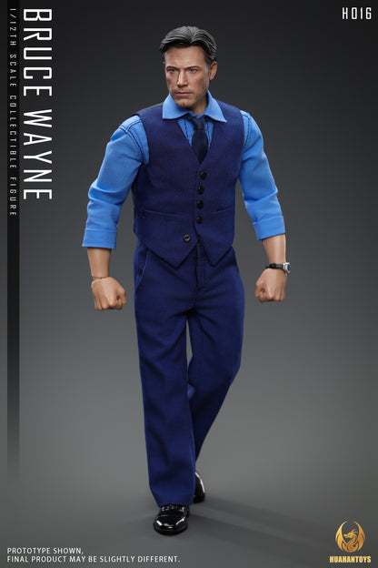 DC Comics HuahanToys Bruce Wayne Batman H016 H017 H018 1/12 Licensed Action Figure