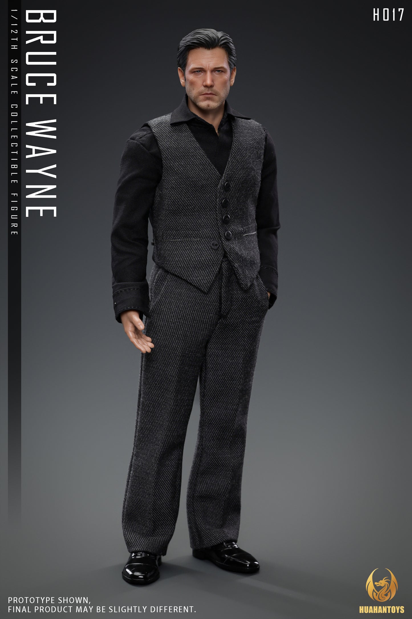 DC Comics HuahanToys Bruce Wayne Batman H016 H017 H018 1/12 Licensed Action Figure