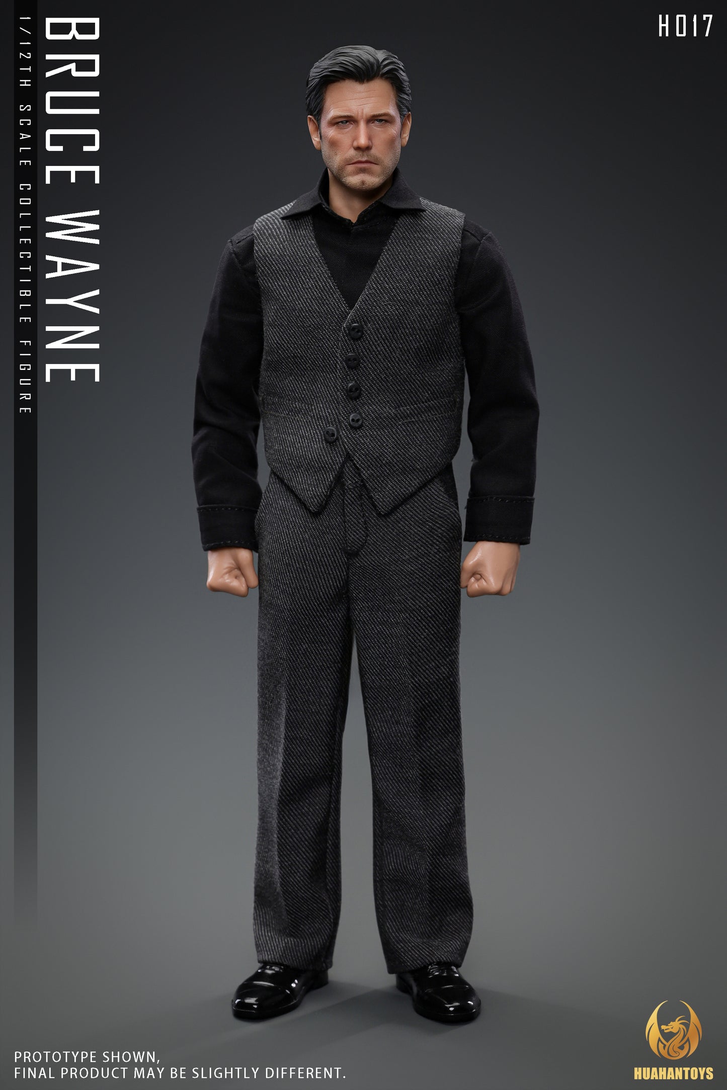 DC Comics HuahanToys Bruce Wayne Batman H016 H017 H018 1/12 Licensed Action Figure