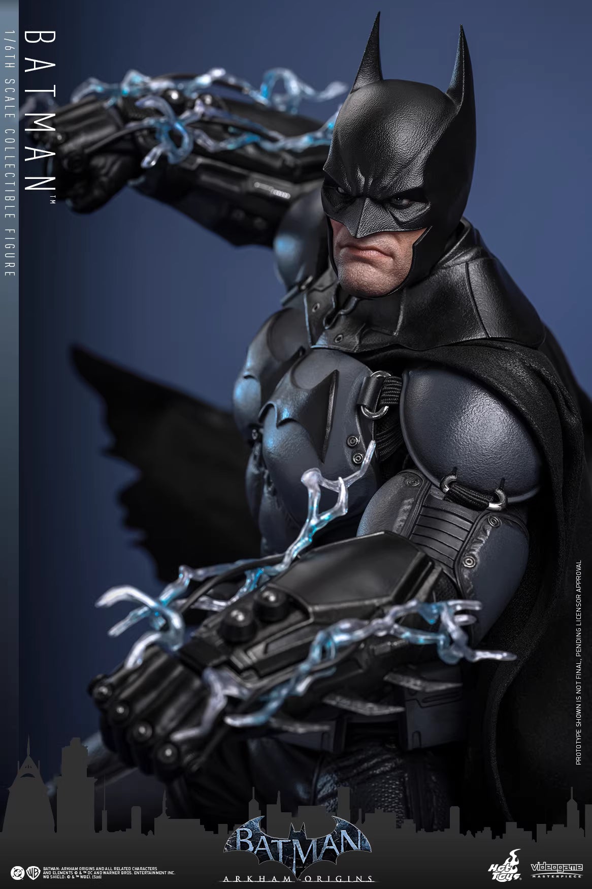DC Comics Hot Toys Batman: Arkham Origins" Batman Original Combat Armor VGM83 1/6 Licensed Action Figure