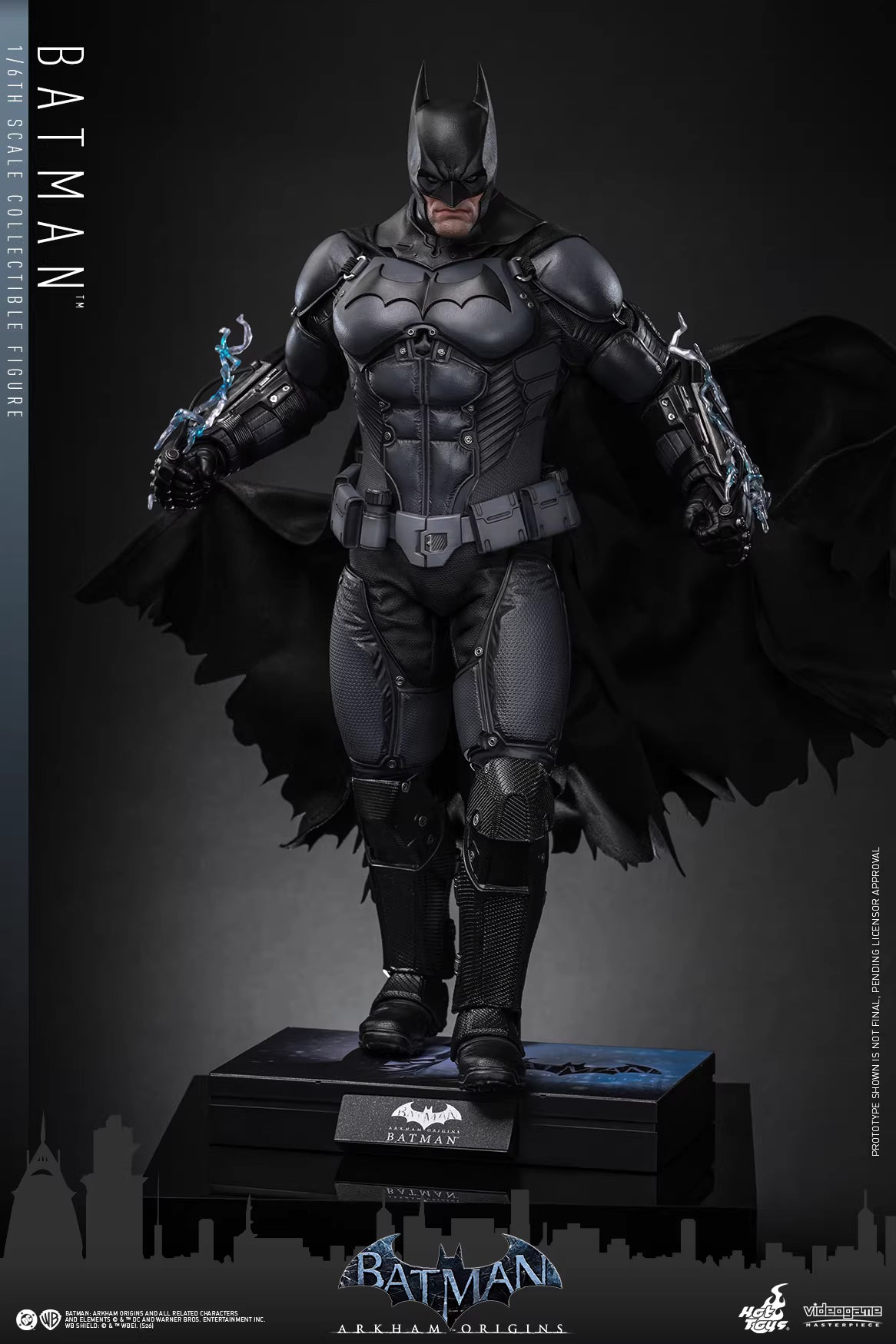 DC Comics Hot Toys Batman: Arkham Origins" Batman Original Combat Armor VGM83 1/6 Licensed Action Figure