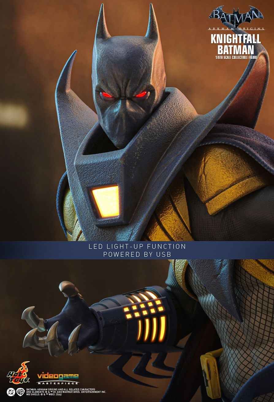 DC Comics Hot Toys Batman Arkham Origins Knightfall Batman VGM74 Licensed Action Figure