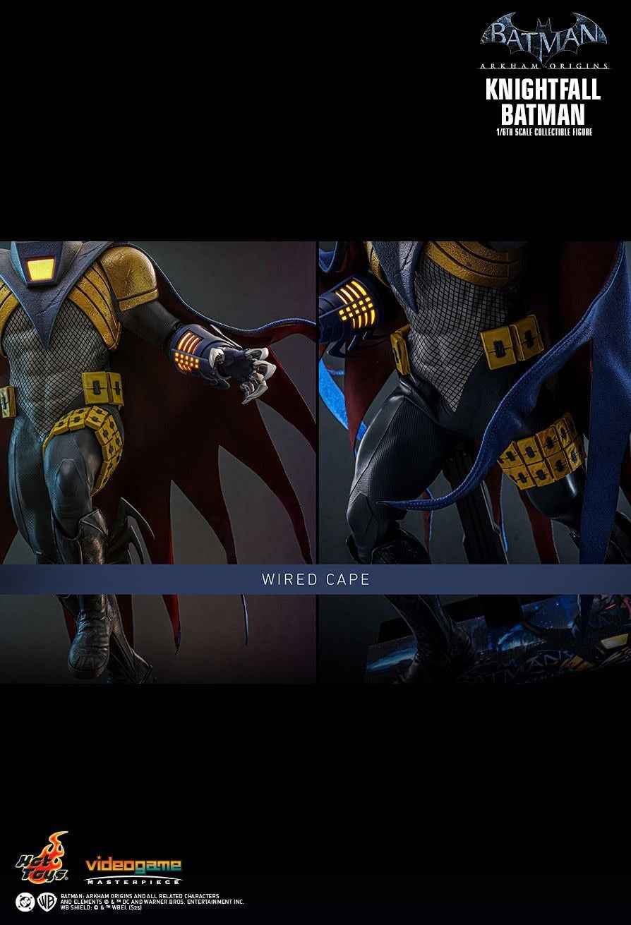 DC Comics Hot Toys Batman Arkham Origins Knightfall Batman VGM74 Licensed Action Figure