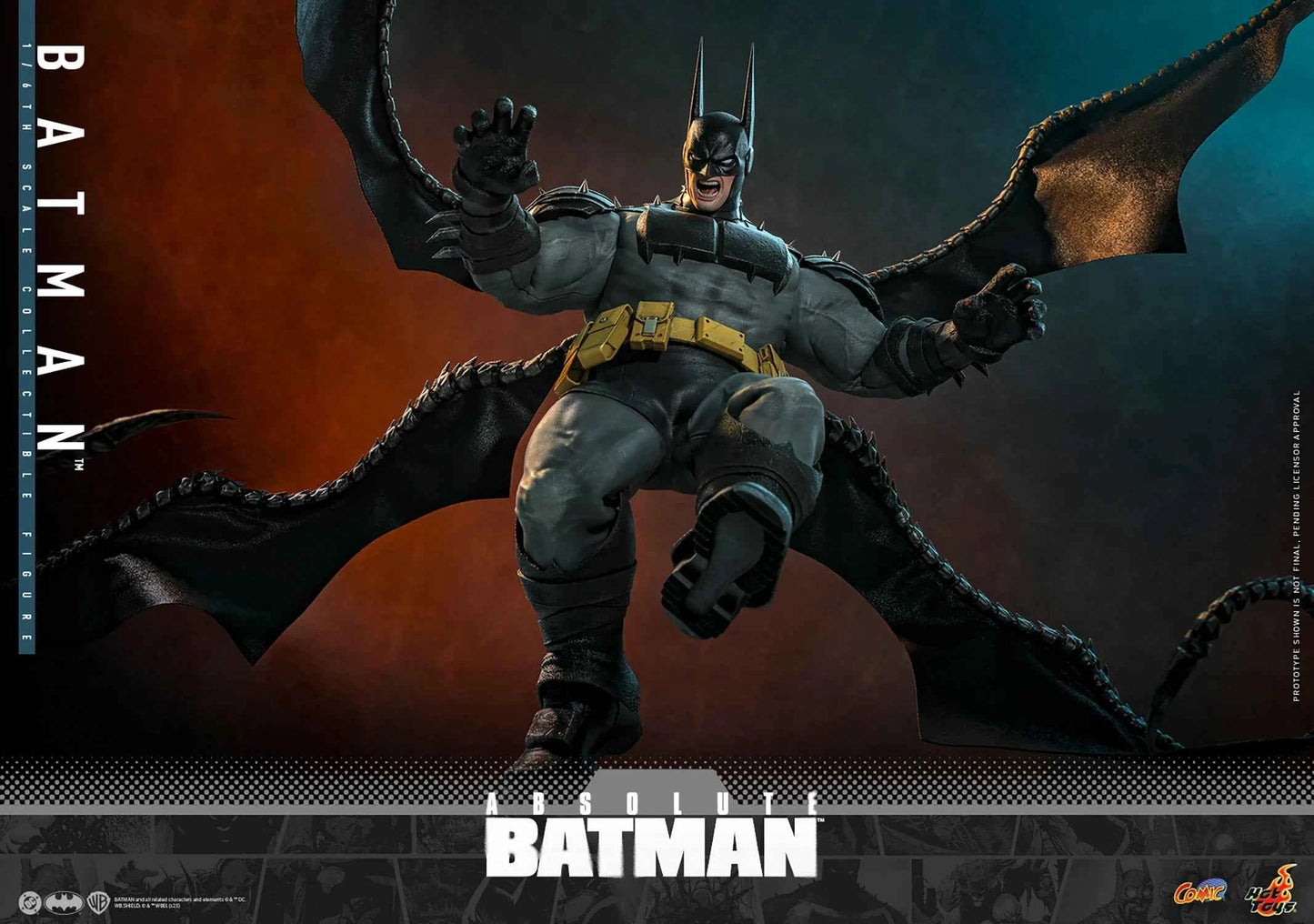 DC Comics Hot Toys Comic Masterpiece Series Absolute Batman CMS030 1/6 Licensed Action Figure