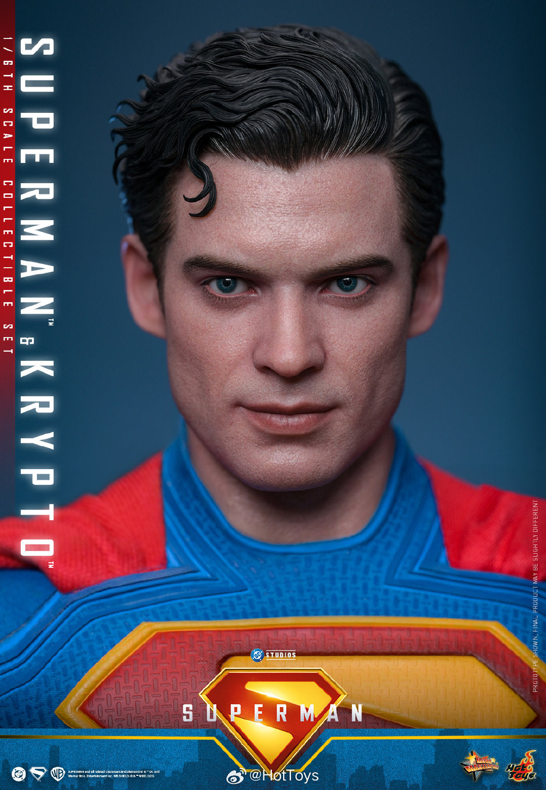 DC Comics Hot Toys Superman & Krypto Set MMS812 Licensed Action Figure