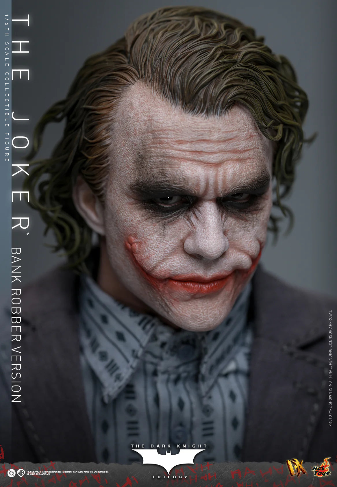DC Comics Hot Toys "The Dark Knight Trilogy" The Joker (Bank Robber Version) Special Edition DX50B Licensed Action Figure
