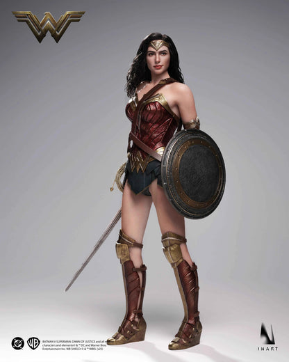 DC Comics Inart Collectibles Wonder Woman Ag-A023  Rooted Hair Licensed Action Figure