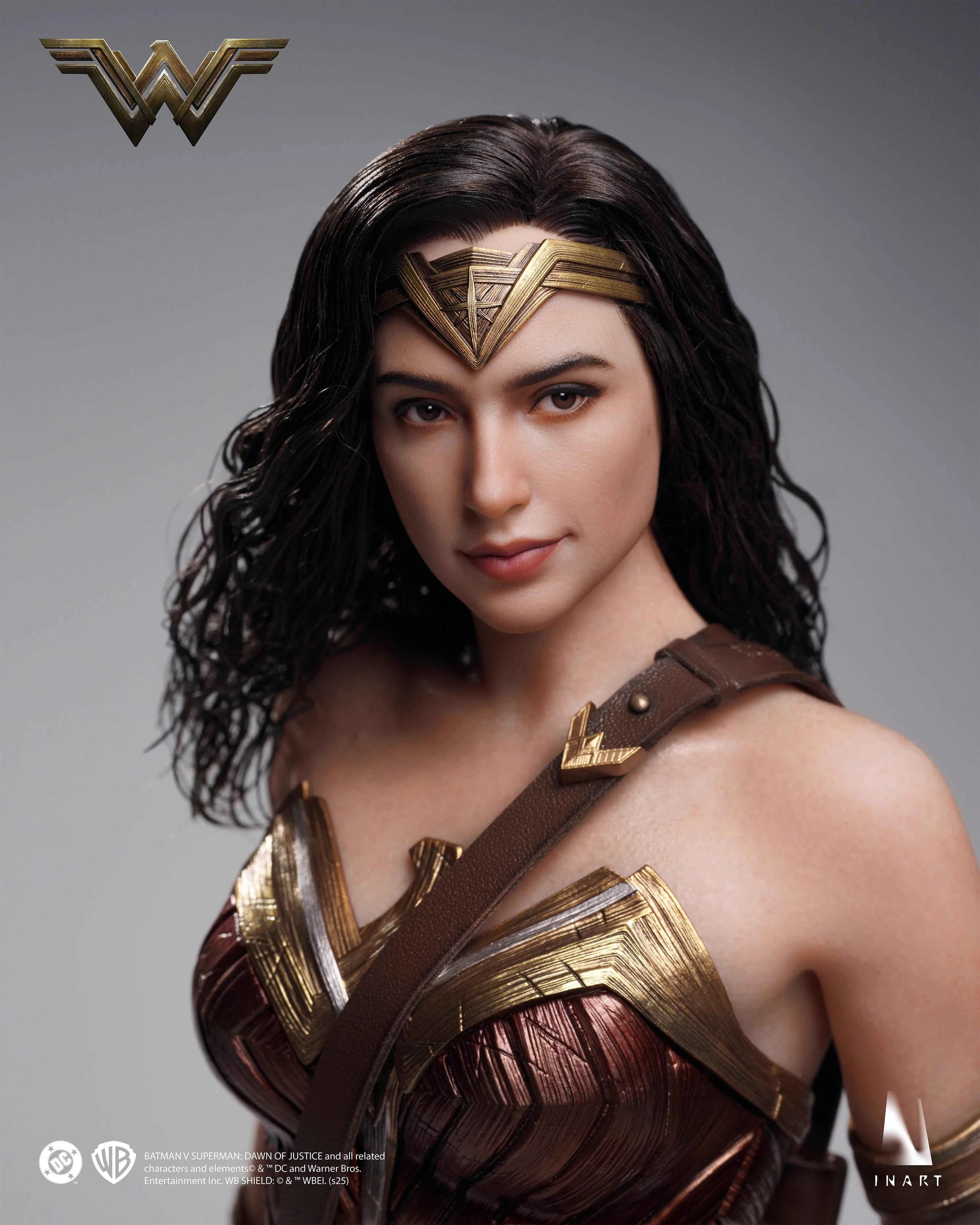 DC Comics Inart Collectibles Wonder Woman Ag-A023  Rooted Hair Licensed Action Figure