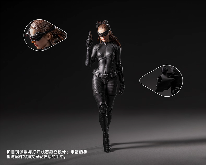 DC Comics Inart Collectibles “The Dark Knight Rises” Catwoman HgM0002 1/12 Licensed Action Figure