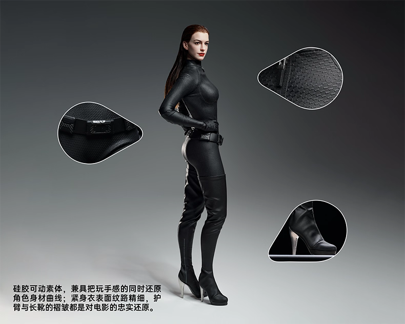 DC Comics Inart Collectibles “The Dark Knight Rises” Catwoman (Rooted Hair) AgA029 1/6 Licensed Action Figure