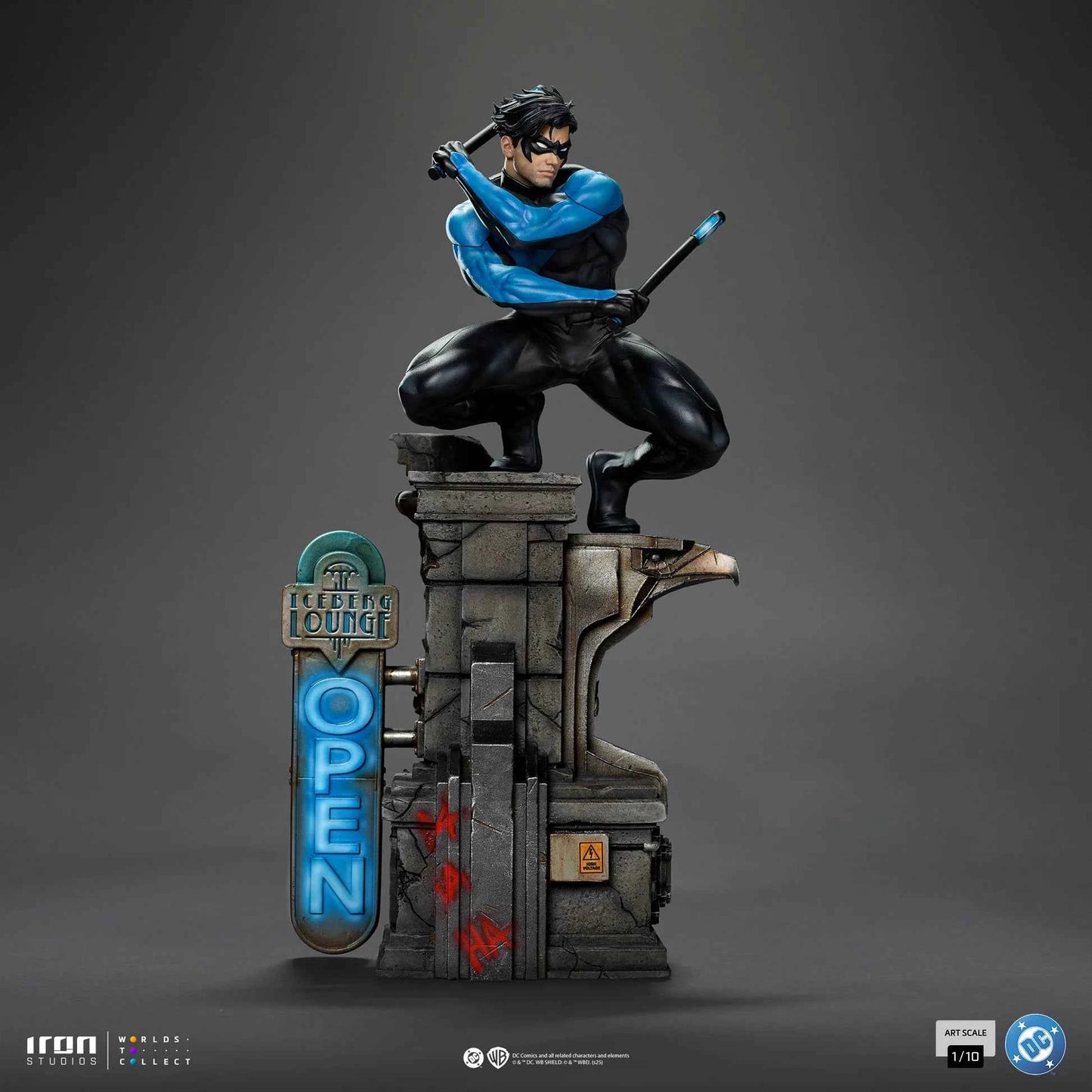 DC Comics Iron Studios Nightwing DCCDCG128525-10 1/10 Licensed Resin Statue
