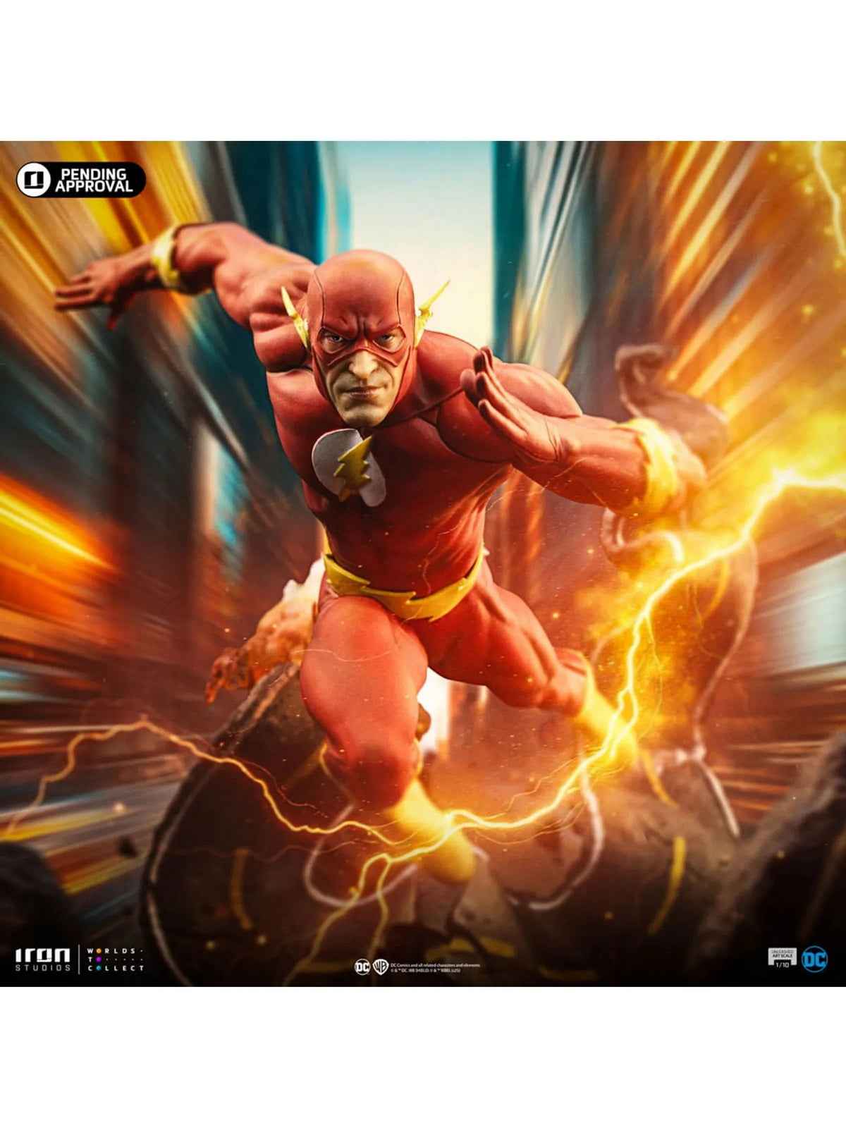 DC Comics Iron Studio The Flash Licensed Resin Statue