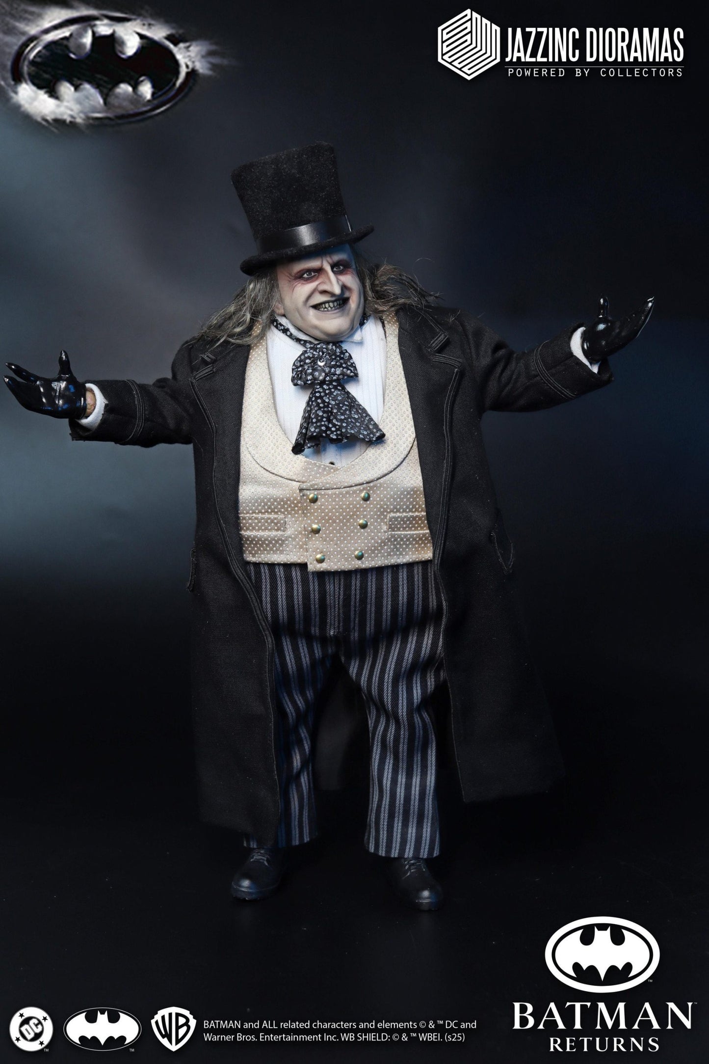 DC Comics Jazzinc Dioramas Studio The Mayor Penguin Batman Returns Licensed Action Figure