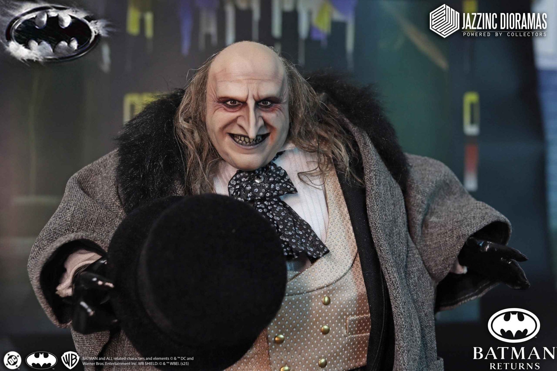 DC Comics Jazzinc Dioramas Studio The Mayor Penguin Batman Returns Licensed Action Figure