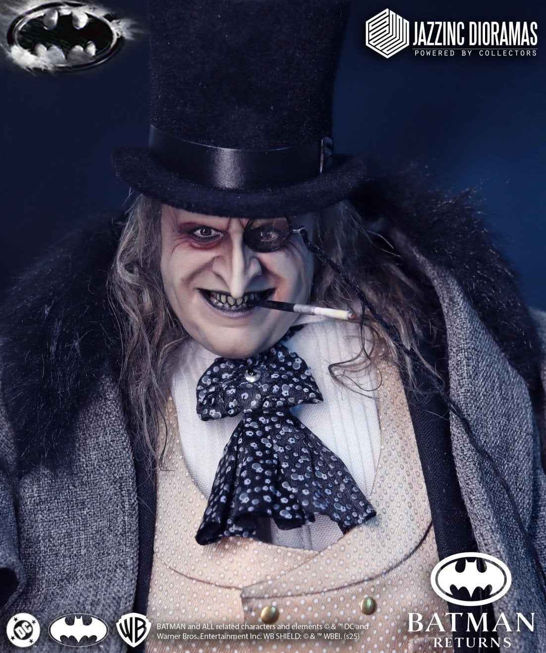 DC Comics Jazzinc Dioramas Studio The Mayor Penguin Batman Returns Licensed Action Figure
