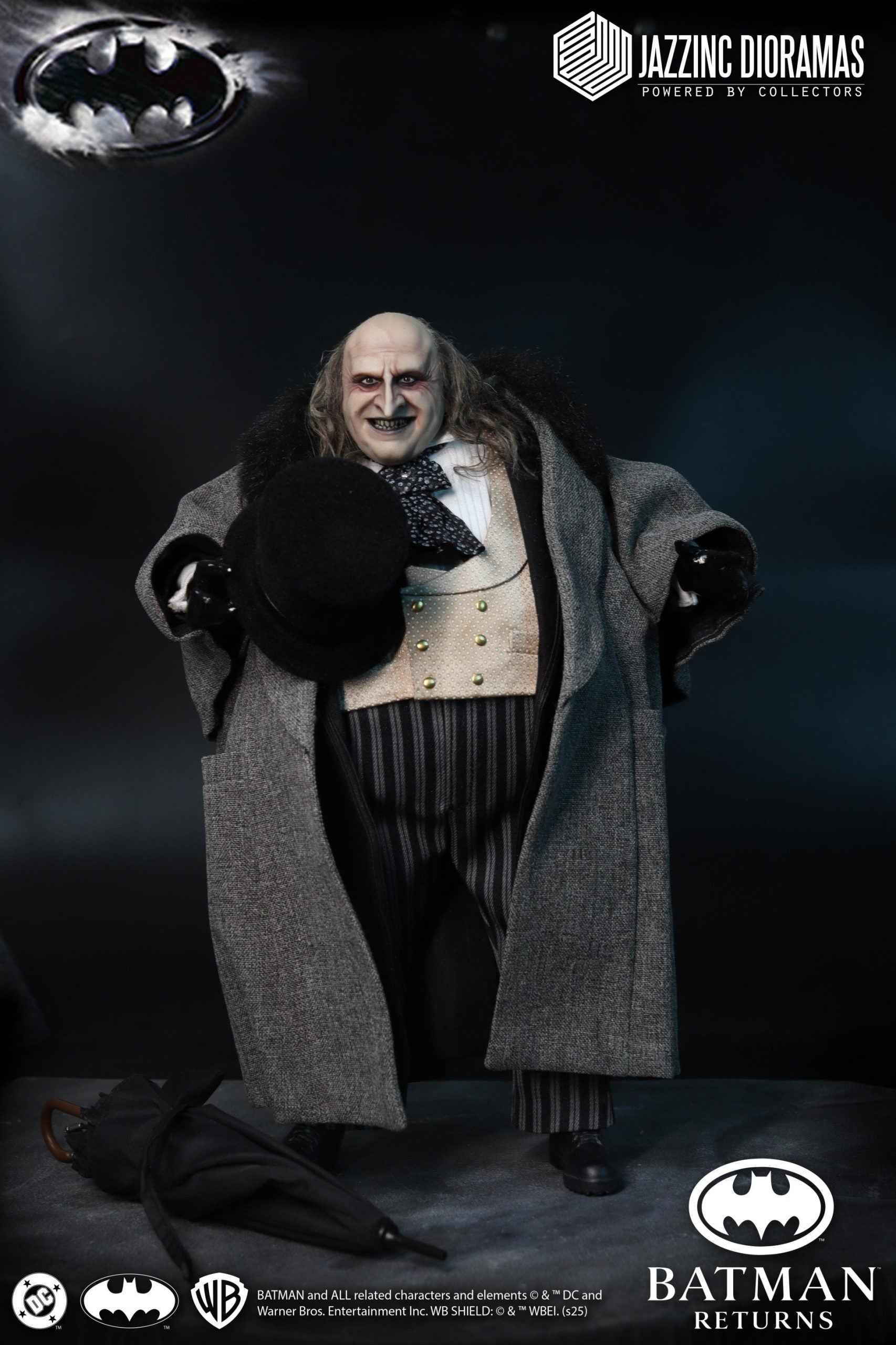 DC Comics Jazzinc Dioramas Studio The Mayor Penguin Batman Returns Licensed Action Figure