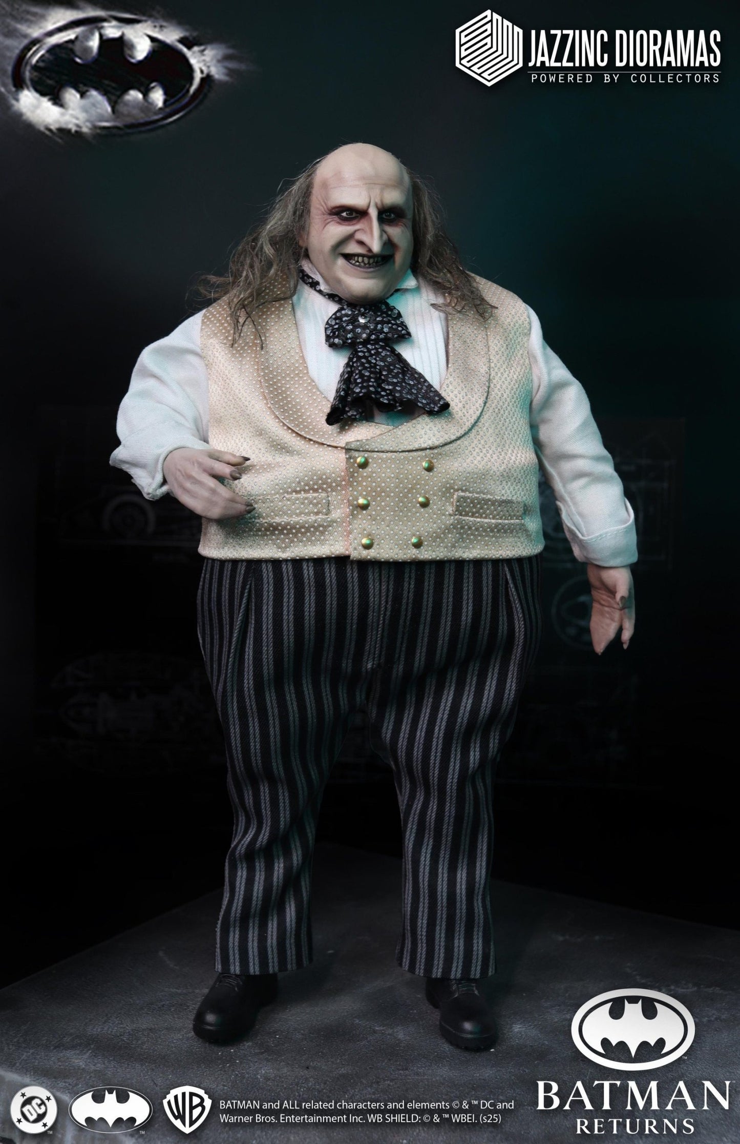 DC Comics Jazzinc Dioramas Studio The Mayor Penguin Batman Returns Licensed Action Figure