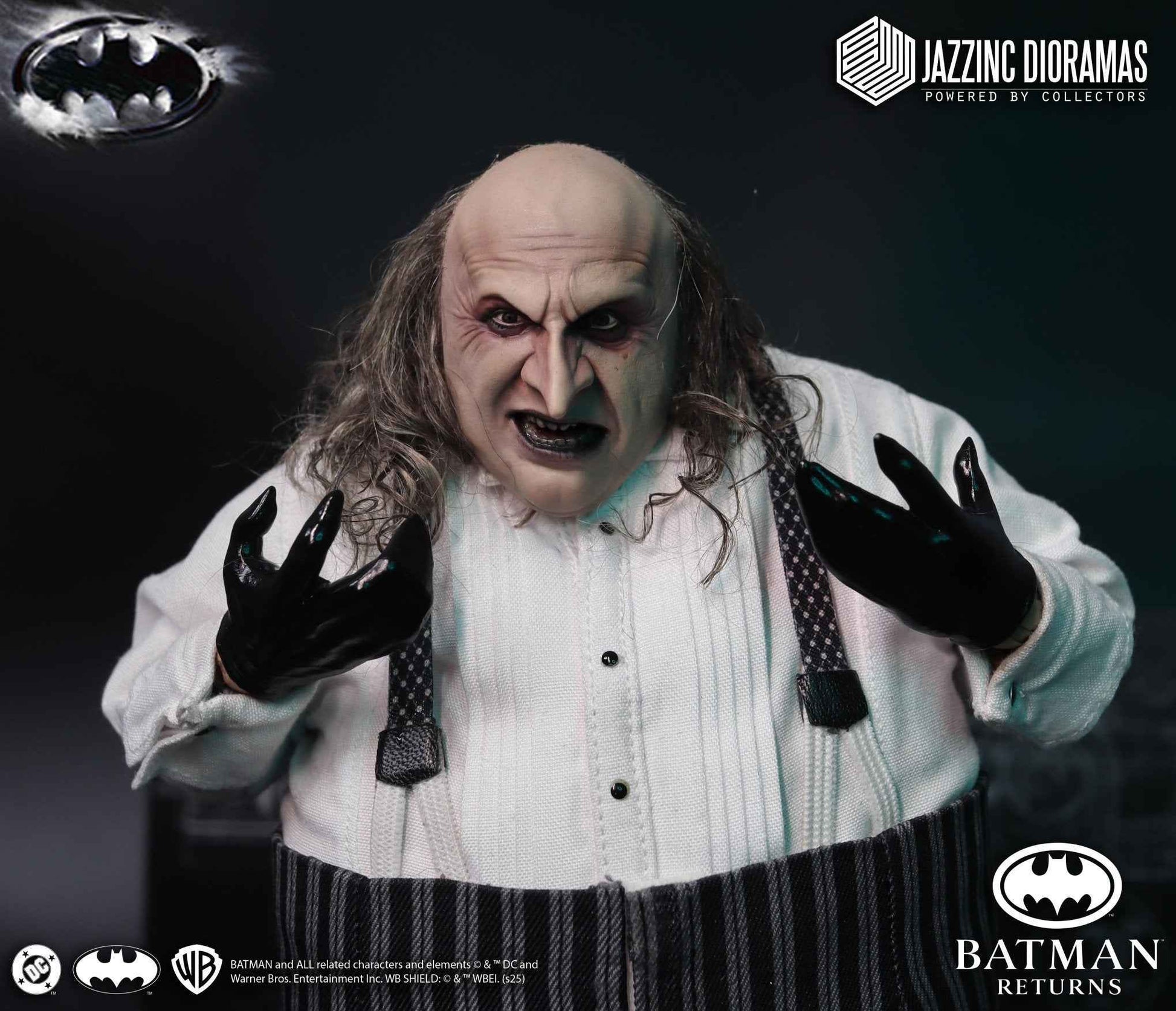 DC Comics Jazzinc Dioramas Studio The Mayor Penguin Batman Returns Licensed Action Figure