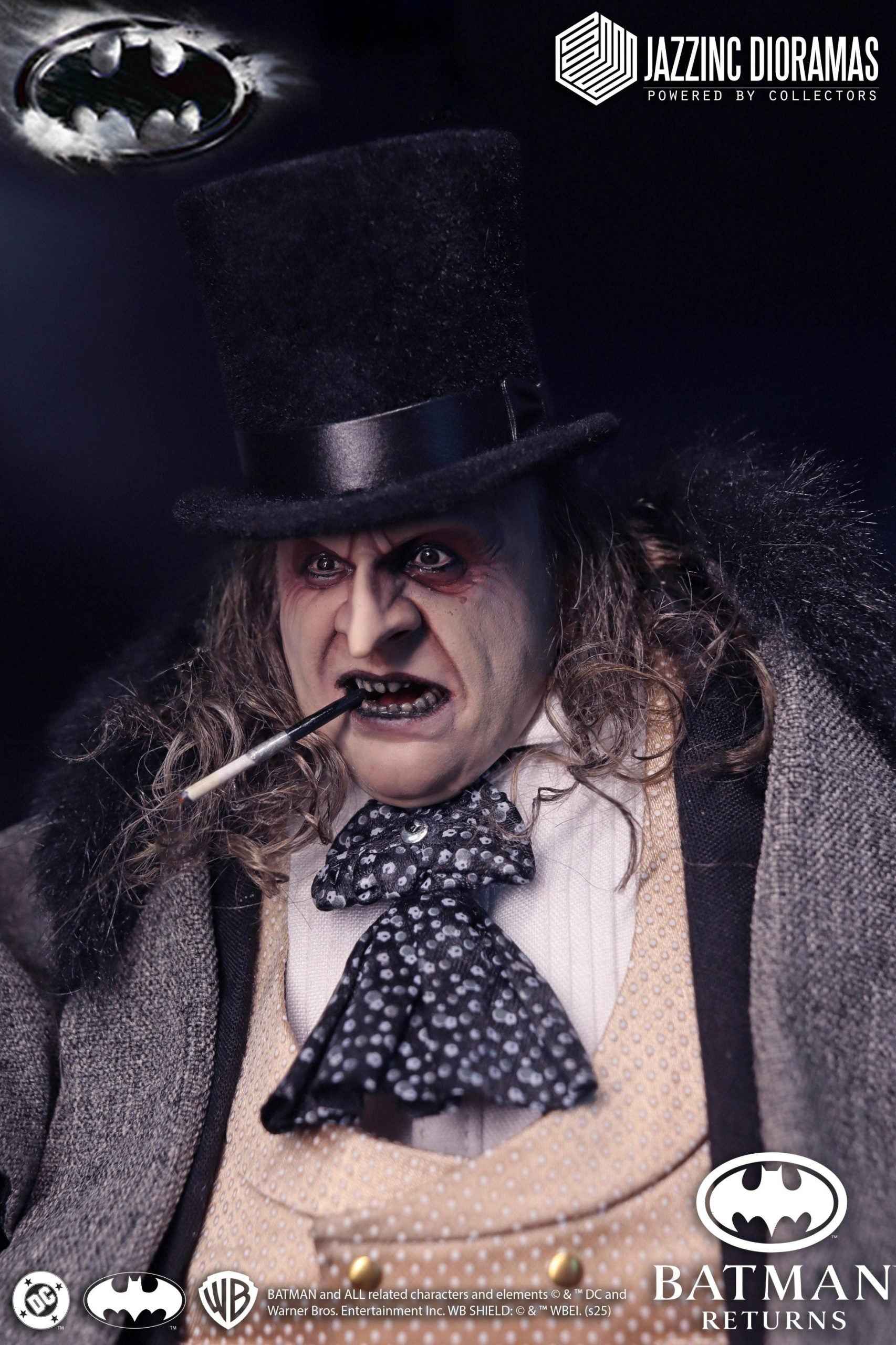DC Comics Jazzinc Dioramas Studio The Mayor Penguin Batman Returns Licensed Action Figure