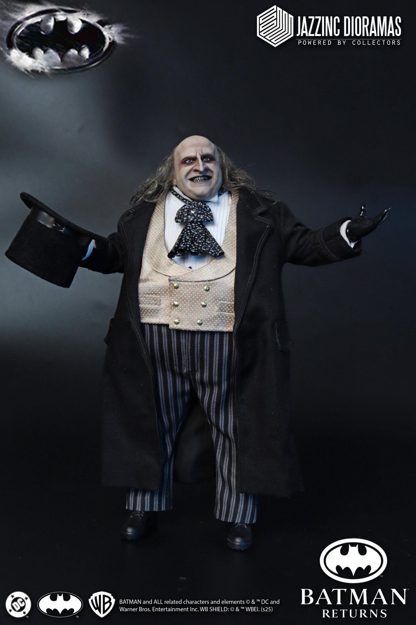 DC Comics Jazzinc Dioramas Studio The Mayor Penguin Batman Returns Licensed Action Figure