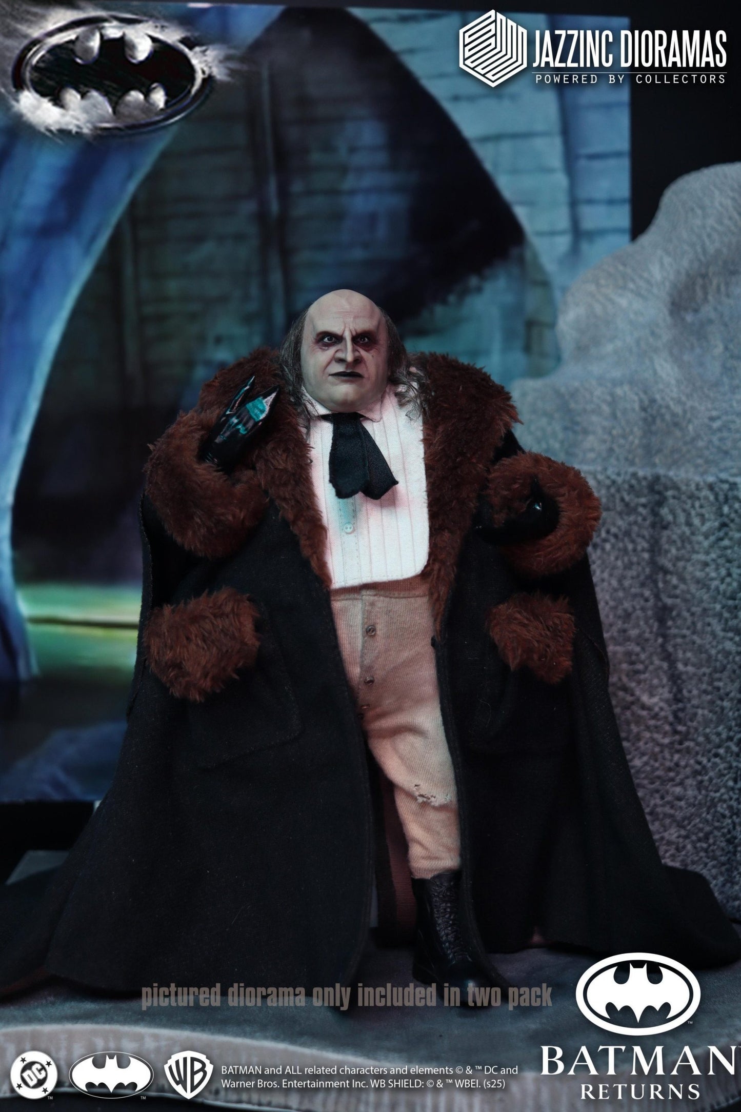 DC Comics Jazzinc Dioramas Studio The Sewer Penguin Batman Returns Licensed Action Figure