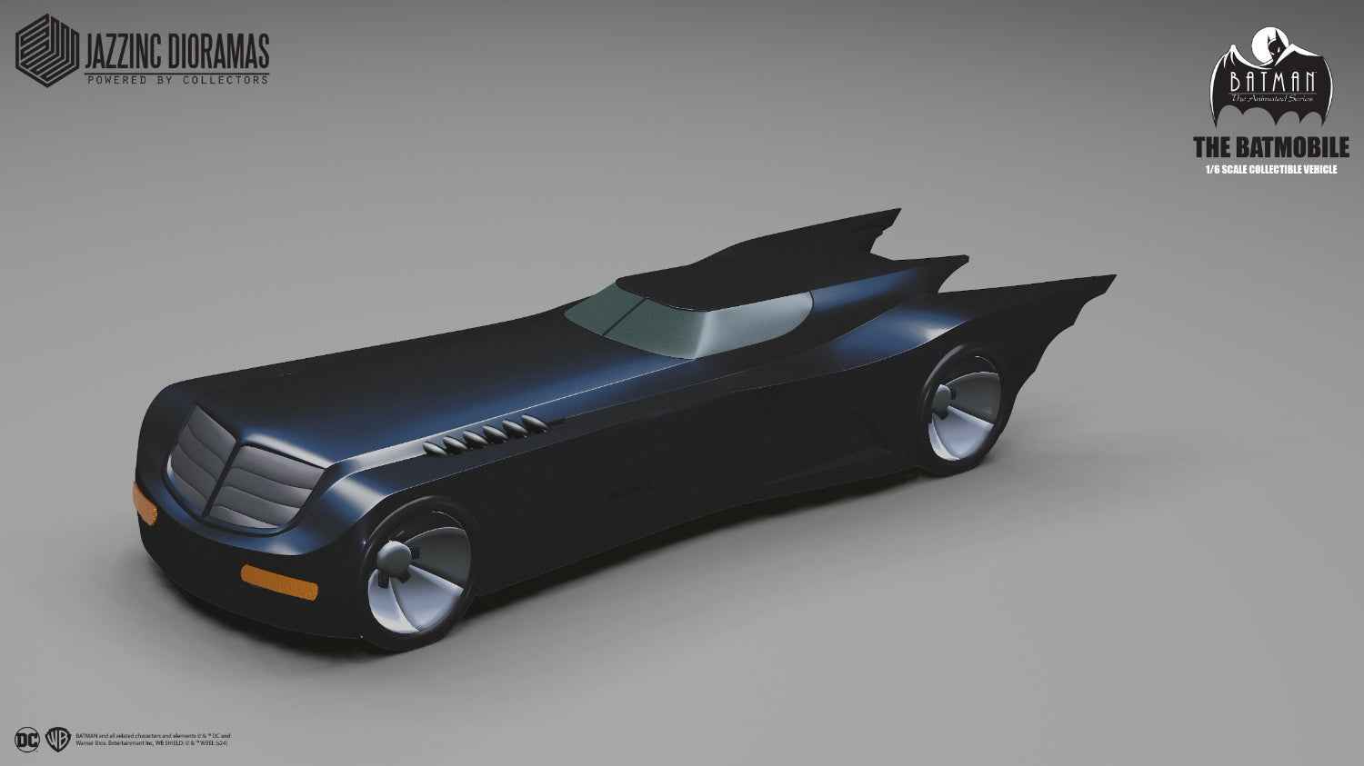 DC Comics Jazzinc Dioramas The Animated Series (BTAS) Batmobile Licensed Action Figure Accessories