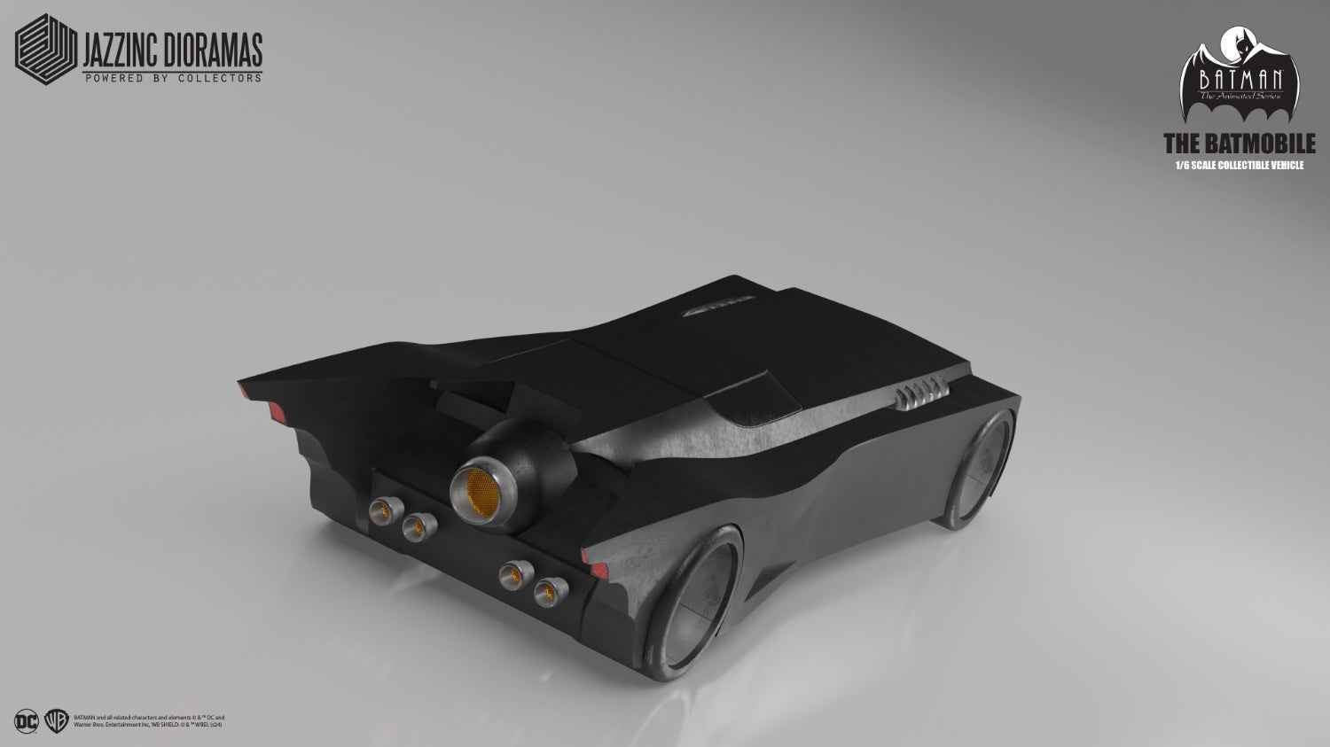 DC Comics Jazzinc Dioramas The Animated Series (BTAS) Batmobile Licensed Action Figure Accessories