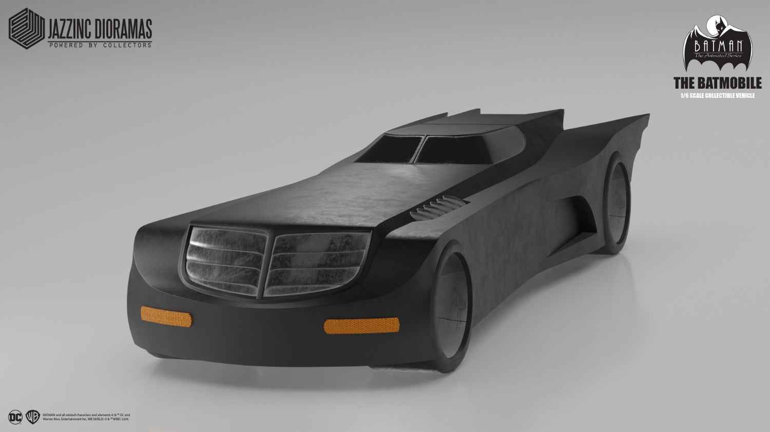 DC Comics Jazzinc Dioramas The Animated Series (BTAS) Batmobile Licensed Action Figure Accessories