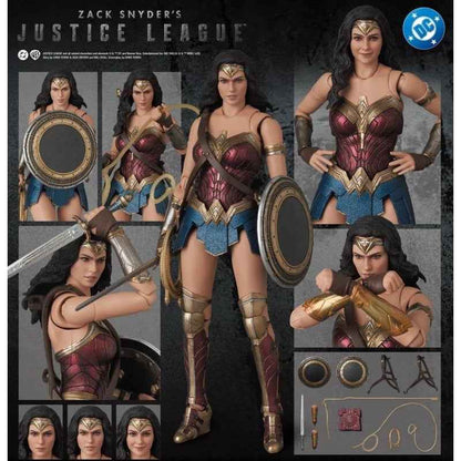 DC Comics MEDICOM TOY Zack Snyder’s Justice League Wonder Woman MAFEX No.296 Licensed Action Figure