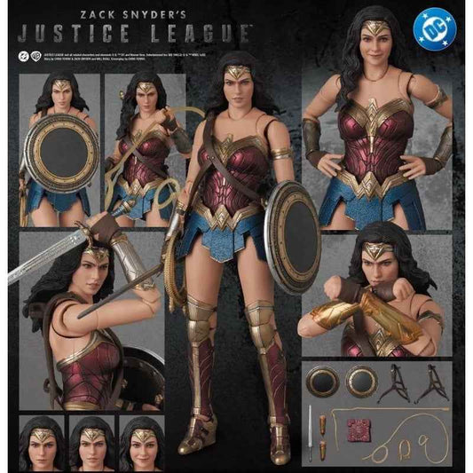 DC Comics MEDICOM TOY Zack Snyder’s Justice League Wonder Woman MAFEX No.296 Licensed Action Figure